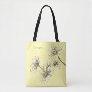 Blassgelbes Aquarellfarben-Daisy-Design