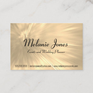 Blassgoldene Explosion Visitenkarte