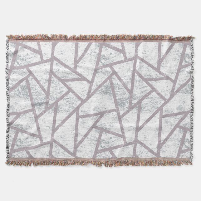 Blassgraues Mosaikmuster Decke (Vorderseite)