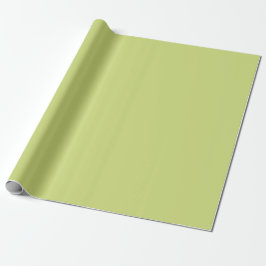 Blassgrüne Frühlings- und Sommer-Trendfarbe Geschenkpapier