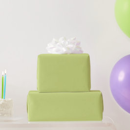 Blassgrüne Frühlings- und Sommer-Trendfarbe Geschenkpapier