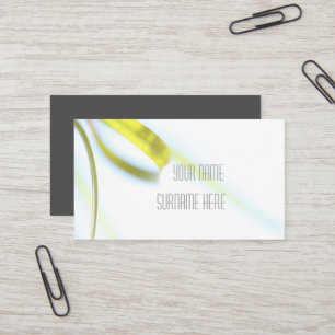 Blassgrüne Gras-Natur-Organisch-Gefühl Visitenkart Visitenkarte