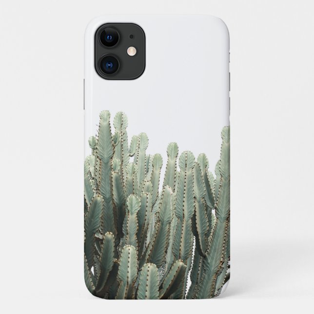 Blassgrüne Kaktus Pflanze iPhone 11 Fall Case-Mate iPhone Hülle (Rückseite)
