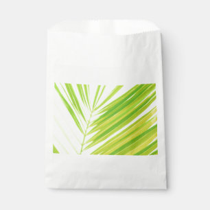 Blassgrüne Pastellpalme-Blätter Geschenktütchen