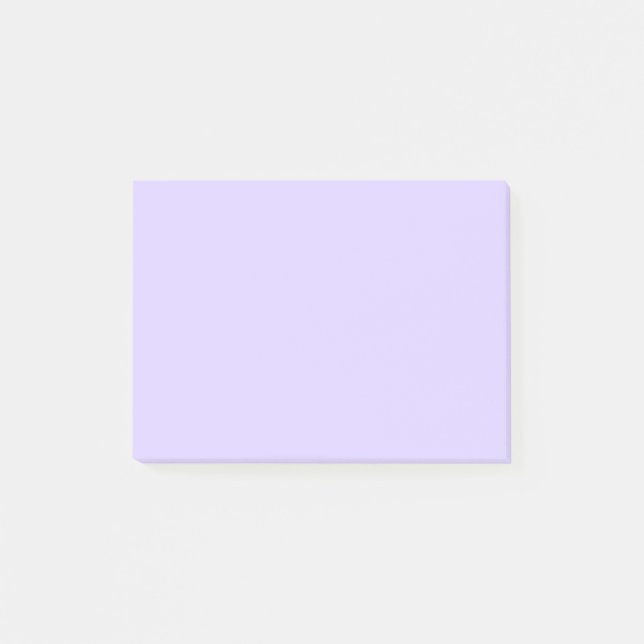 Blasslavender Violet Post-it Klebezettel (Vorderseite)