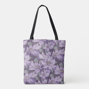 Blasslila Clematis-Muster
