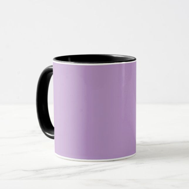 Blasslila Tasse (Vorderseite Links)