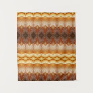 Blasspeachy Ikat 6 Wandteppich