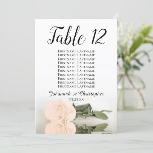 Blasspfirsichfarbene Rose Hochzeitstisch Hochzeits