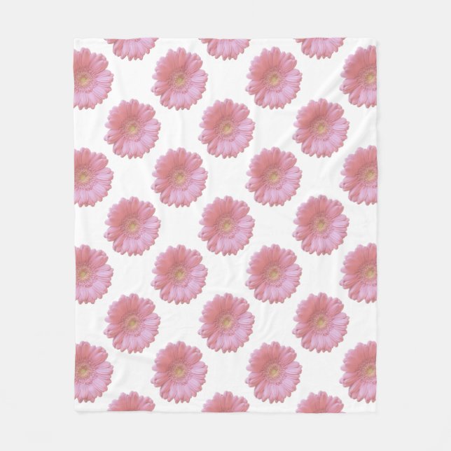 Blassrosa Fleecedecke (Vorderseite)