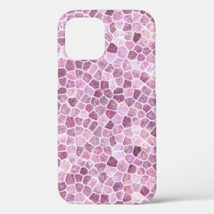 Blassrosa gepflastertes Patchwork-Terrazzo-Muster Case-Mate iPhone Hülle