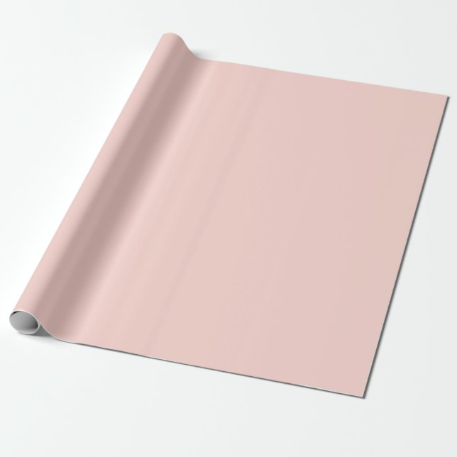 Blassrosa massive Farbe  Geschenkpapier (Ungerollt)