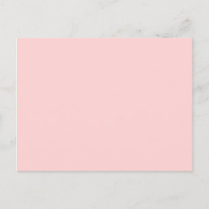 Blassrosa Postkarte