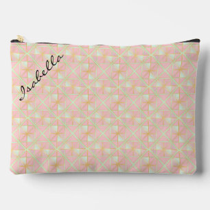 Blassrosa Soft Mint Gold Luxus-Trend-Kollektion Zubehörtasche