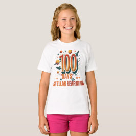 Blast auf 100 Tage des Stellar Learning | Weltraum T-Shirt