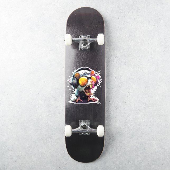 Blast Aus: Neuner Besenmodus Aufkleber (Skateboard)