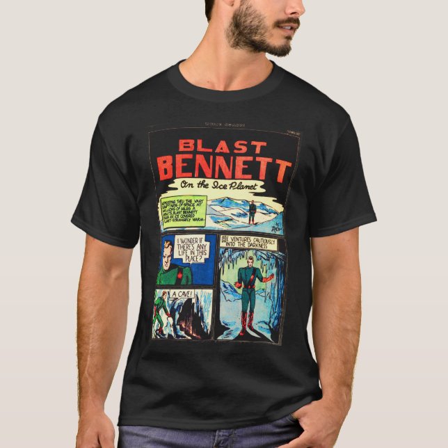 Blast Bennett auf dem Eisplaneten, Seite 7 T-Shirt (Vorderseite)