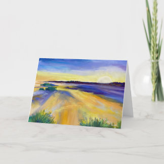 Blast der Sonnenstrahlen - leere Note Card Dankeskarte