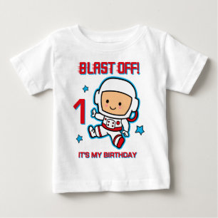 Blast Off 1. Geburtstag Säugling T - Shirt
