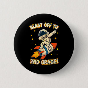 Blast Off 2. Klasse Astronaut Dab Cool Zurück zur  Button