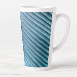 Blatt Blau Diagonal Milchtasse