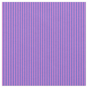 Blatt Blau und Orchid Streifen/Linienmuster Stoff