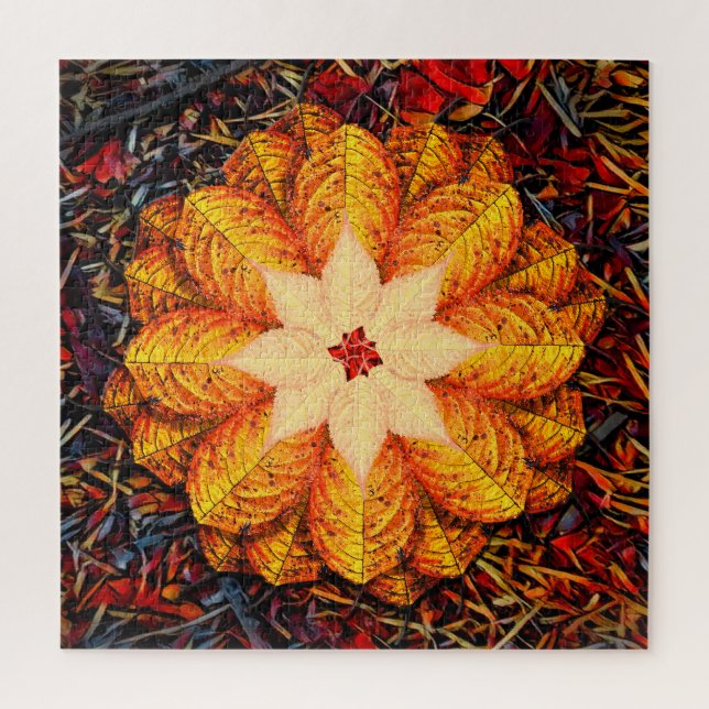 Blatt-Blumen-Schalter Puzzle (Vertikal)