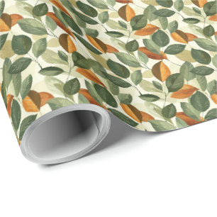 Blatt-Design-Geschenkverpackungspapier mit Herbstb Geschenkpapier
