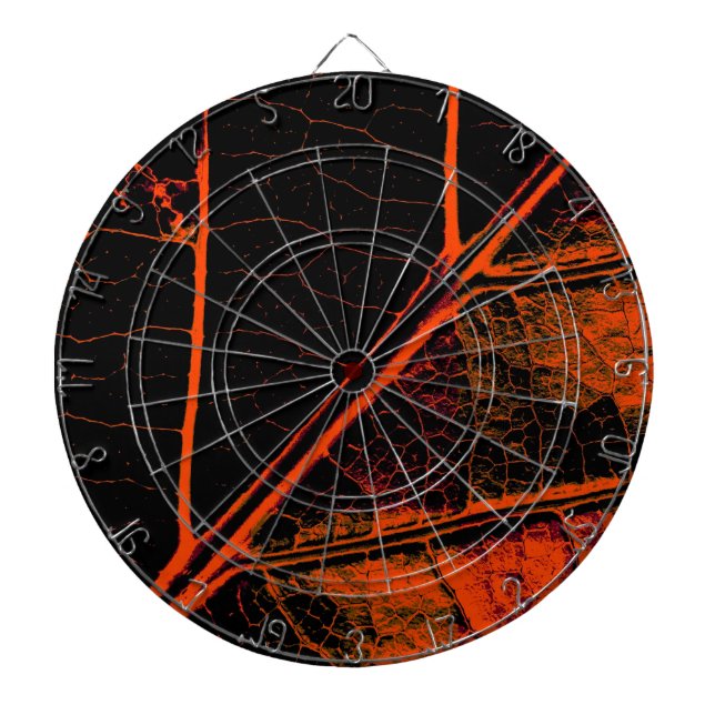Blatt Feine Kunst Dartscheibe (vorne)