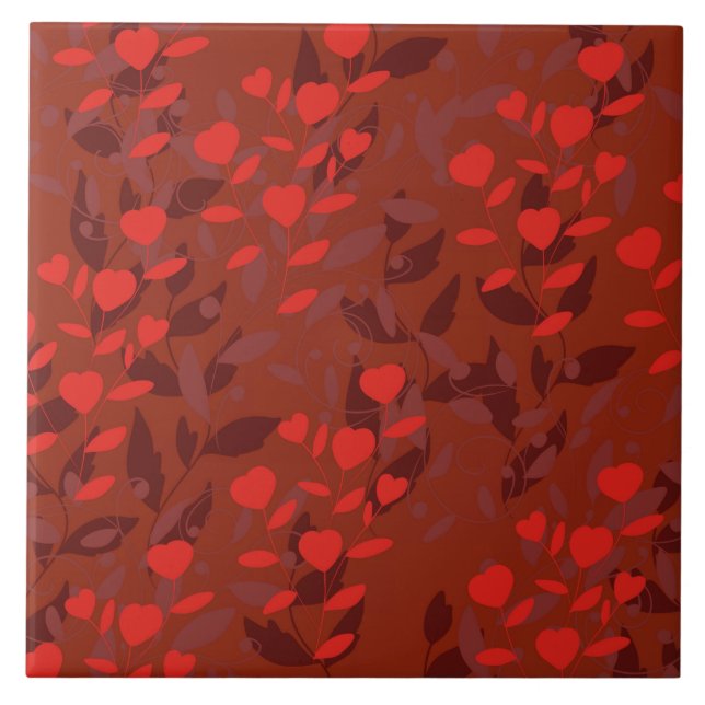 Blatt Fliese (Vorderseite)