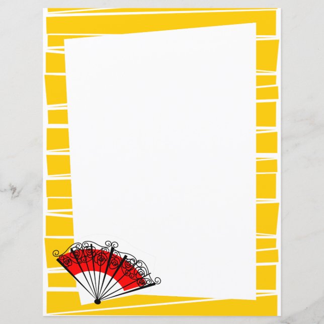 Blatt für den spanischen Lüftergrenzstreifen (Vorderseite)