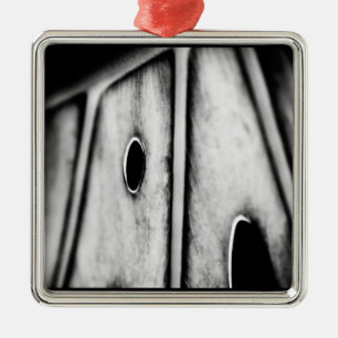 Blatt ist Zuhause Silbernes Ornament