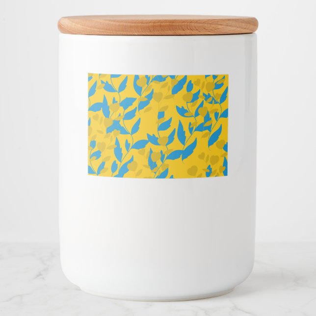 Blatt Lebensmitteletikett (Vorderseite)