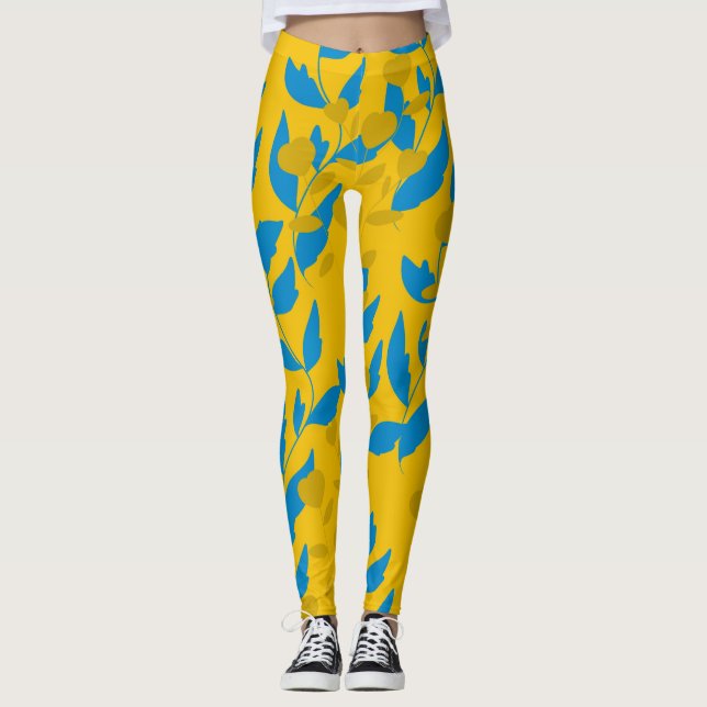 Blatt Leggings (Vorderseite)