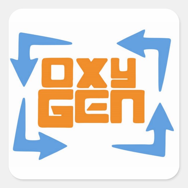 Blatt mit 20 Aufklebern Quadratischer Aufkleber (Vorderseite)