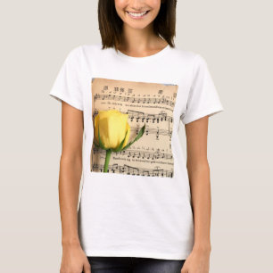 Blatt Music Yellow Rose T-Shirt