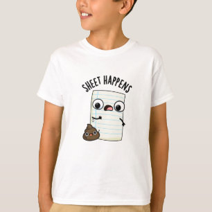 Blatt passiert Funny Paper Puff T-Shirt