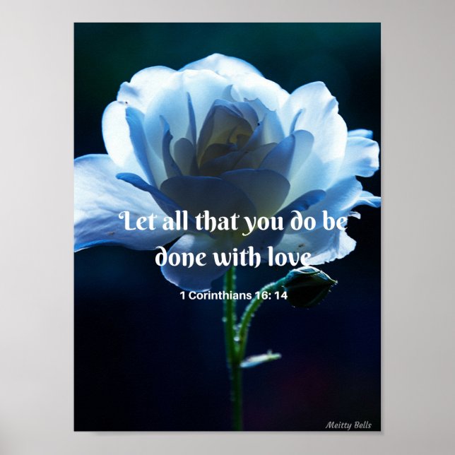 Blatt-Poster drucken. 20x20. Poster (Vorne)