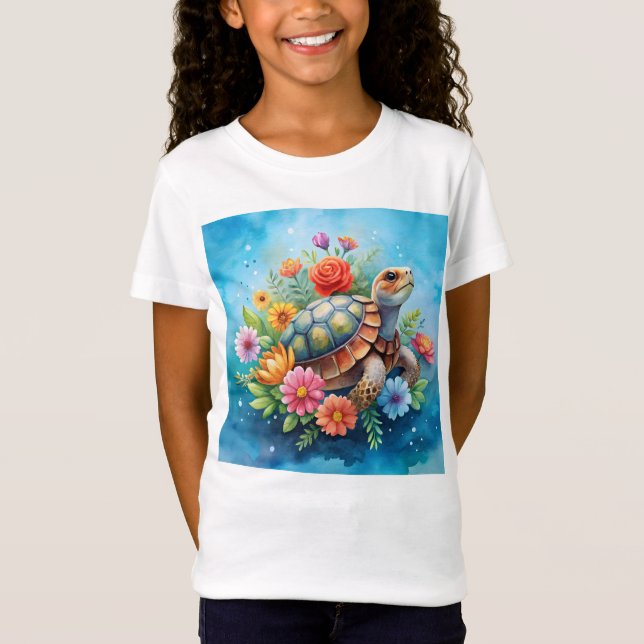 Blatt-Schildkröte T-Shirt (Vorderseite)