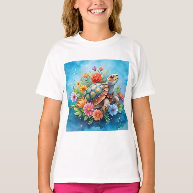 Blatt-Schildkröte T-Shirt (Vorderseite)