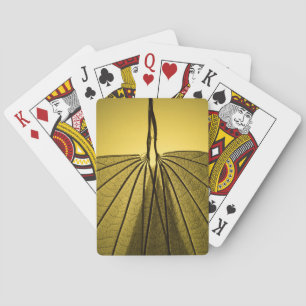 Blatt-Skelett Spielkarten