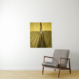 Blatt-Skelett Wandteppich