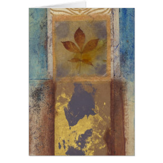 Blatt und abstraktes