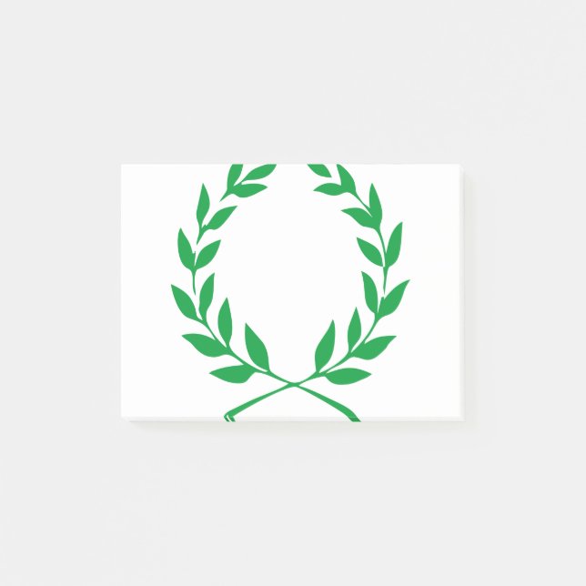 Blattdesign Post-it Klebezettel (Vorderseite)