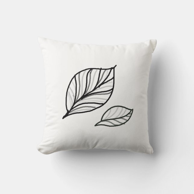 Blattdruck Kissen (Vorderseite)
