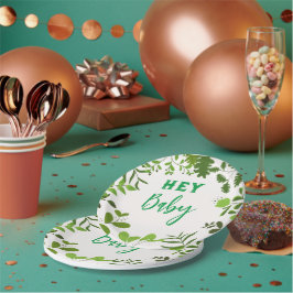 Blattdruck Pappteller