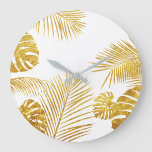 Blätter 10 große wanduhr