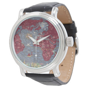 Blätter 1-8: Air France Armbanduhr