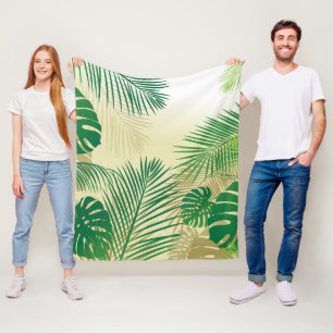 BLÄTTER 2 FLEECEDECKE