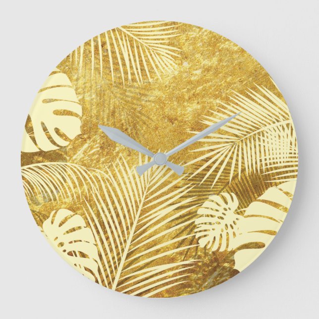 BLÄTTER 8 GROßE WANDUHR (Vorderseite)